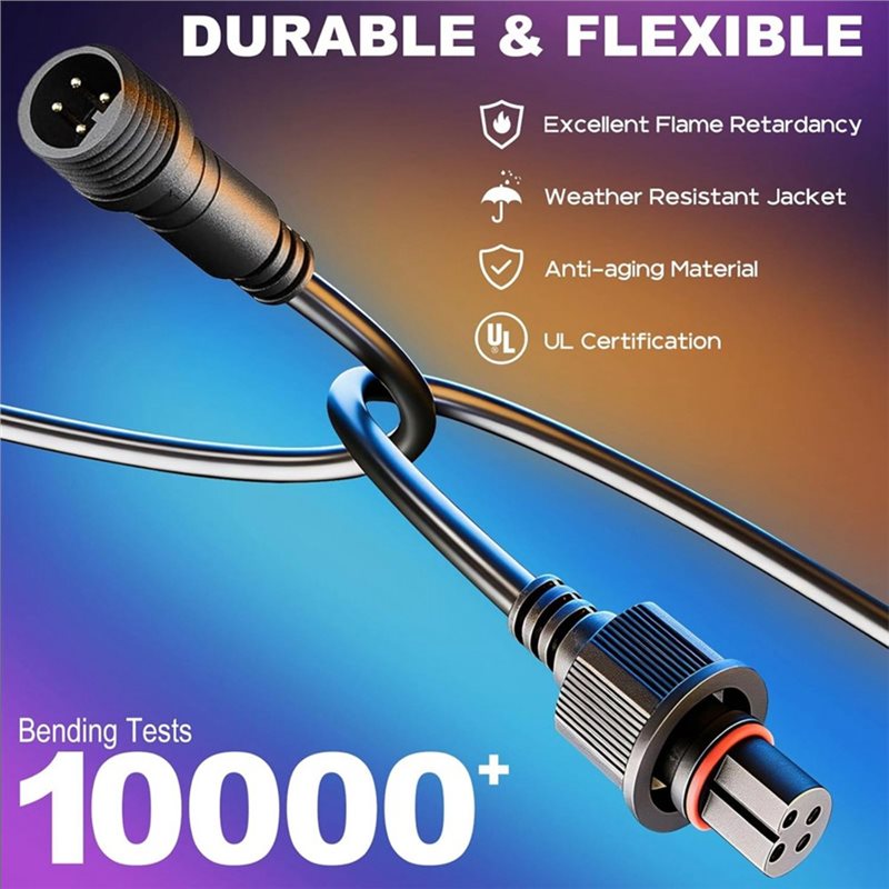 Kabel Ekstensi 4Pin Tahan Air  - Outdoor Lighting Govee ulasan dan harga